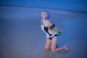 [Cosplay Foto] Populair Coser Nizo Nisa - Rem Badpak