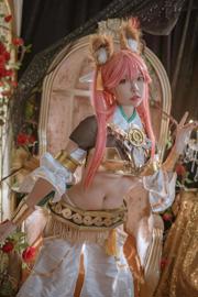 [Zdjęcie Cosplay] Popularne Coser Nizo Nisa - Tamamo dawna sukienka Myth