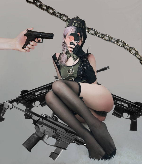 [Net Red COSER Photo] Аниме-блогер Guobaa соус w - Battlefield Sweetheart