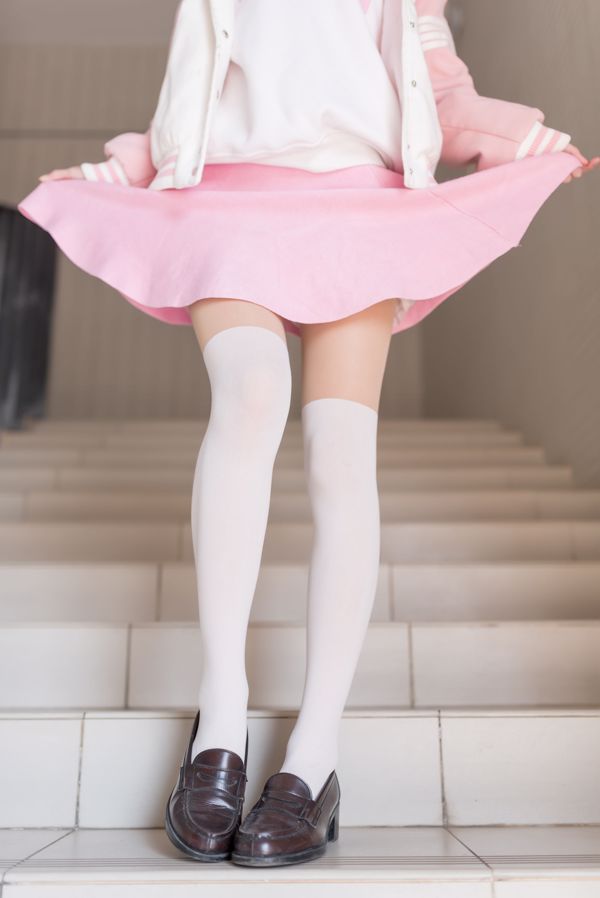 [Field of Wind] NO.026 Seda branca japonesa rosa