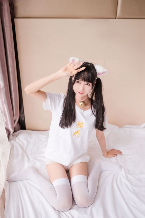 [Wind Realm] NO.129 cat girl with white silk