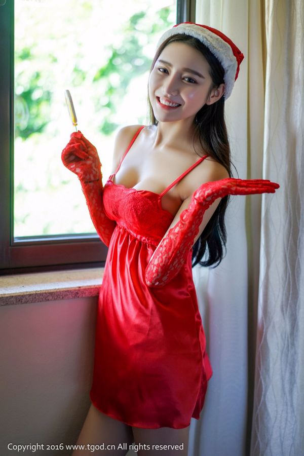Xu Yanxin Mandy "Gaun Natal Pembantu Senyum Malaikat" [Dorong Dewi TGOD]