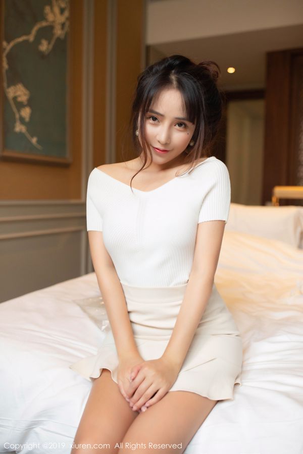 Tao Xile_lele "Bump and Convex Body in White Lingerie" [Hideto XIUREN] No.1753