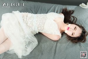 [丽 柜 Ligui] Модель Тяньтянь "Кружевное свадебное платье"