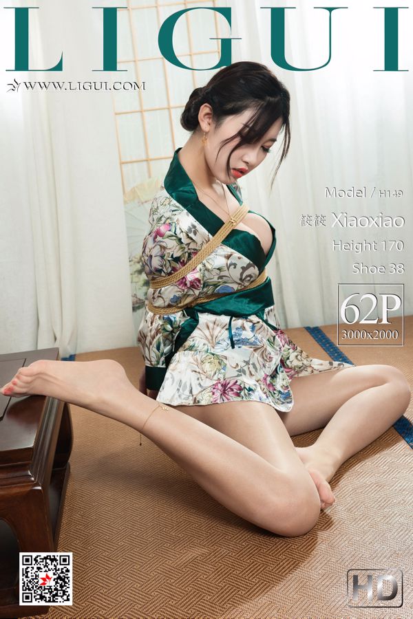 Модель ноги Сяо Сяо "Sexy Kimono Beauty Beam" [Ligui Ligui]