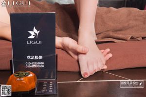 Model YOYO "Silk Foot Massage" [丽柜LiGui] Photo of beautiful legs and jade feet