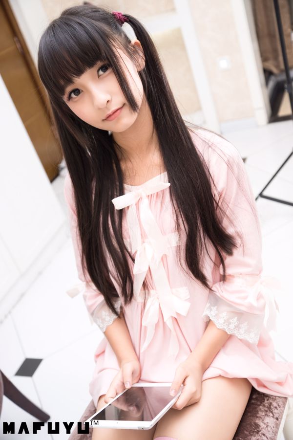 Kamiyazaka Mayu "Série de listras rosa e brancas" [Welfare COSPLAY]