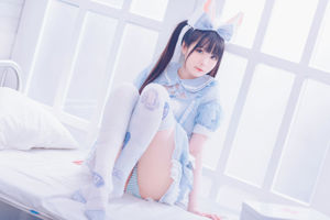 [COS Welfare] Weibo Girl Paper Cream Moon Shimo - Vestido de sirvienta