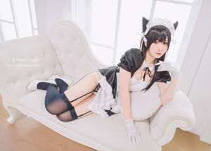 [COS Welfare] Weibo Girl Paper Cream Moon Shimo - Atago Maid