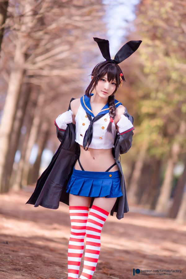COSER Xiaoding "JK Uniforme + Sailor Bunny Fora do Tiro" [Fábrica de Fantasia]