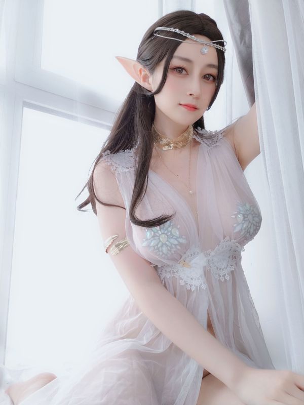 [Net Red COSER Photo] Miss Coser Baiyin - Elf Jewel Bielizna