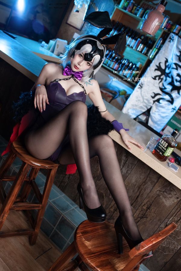 [Net Red COSER 사진] 1미터8 배 - Black Chastity Bunny Girl