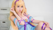 COSER Fei Er "ชุดราตรีสลิงสุดเซ็กซี่" [COSPLAY Beauty]