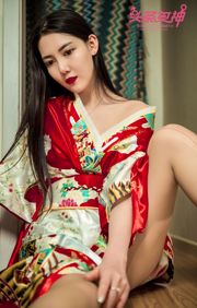 Feng Xuejiao "The Rhyme of Kimono" [พาดหัวข่าวเทพธิดา Toutiaogirls]