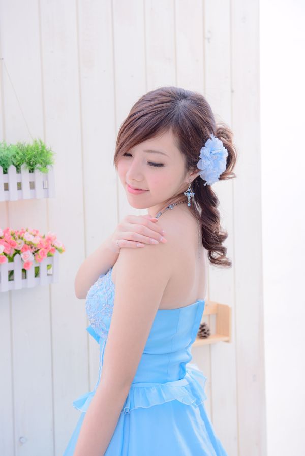 Chen Siying "Album fotografico di matrimonio bianco e blu"