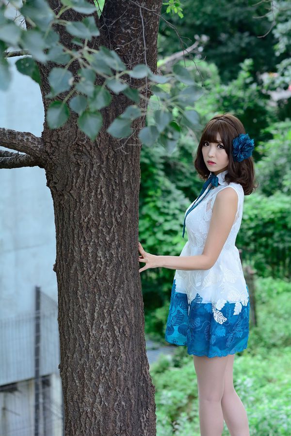 Nữ thần đẹp nhất Li Enhui / 이은혜 "Váy ren phong cách đường phố"